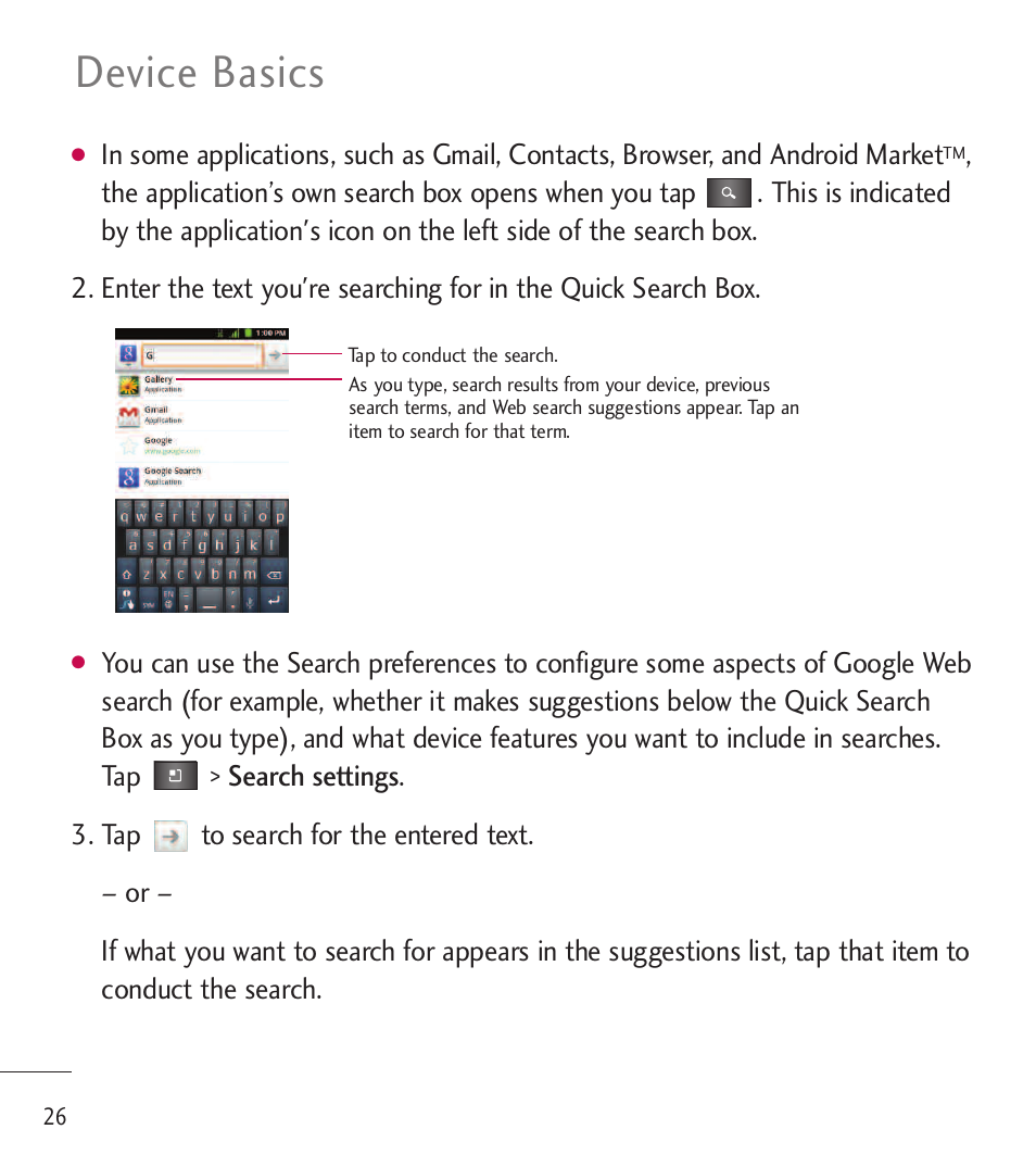 Device basics | LG LGL85C User Manual | Page 28 / 490