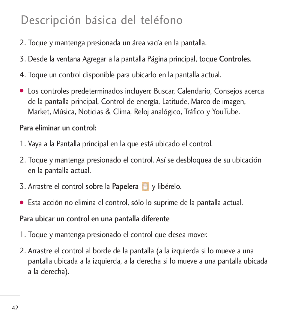 Descripción básica del teléfono | LG LGL85C User Manual | Page 281 / 490