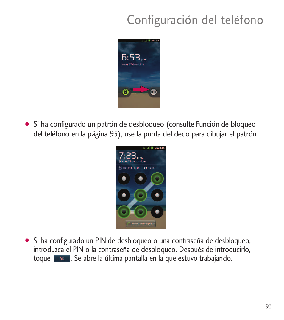 Configuración del teléfono | LG LGL85C User Manual | Page 332 / 490