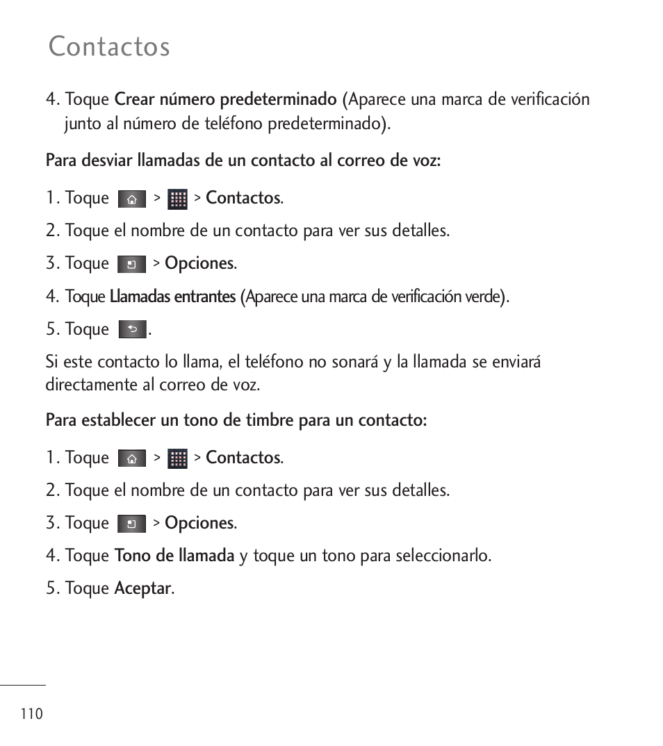 Contactos | LG LGL85C User Manual | Page 349 / 490