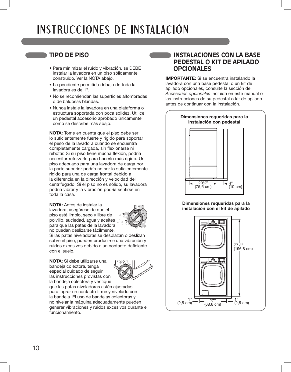 LG LSWF388HVS User Manual | Page 46 / 108