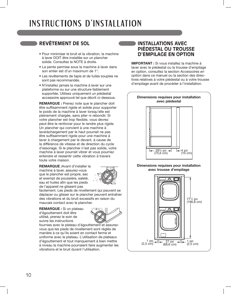 LG LSWF388HVS User Manual | Page 82 / 108