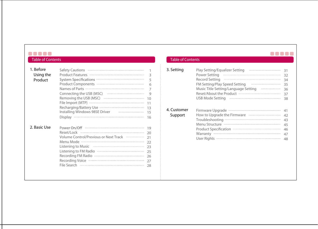 LG PS34GNGB.AES2STD User Manual | Page 2 / 23