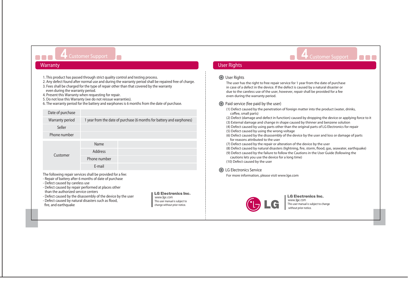 LG PS34GNGB.AES2STD User Manual | Page 23 / 23