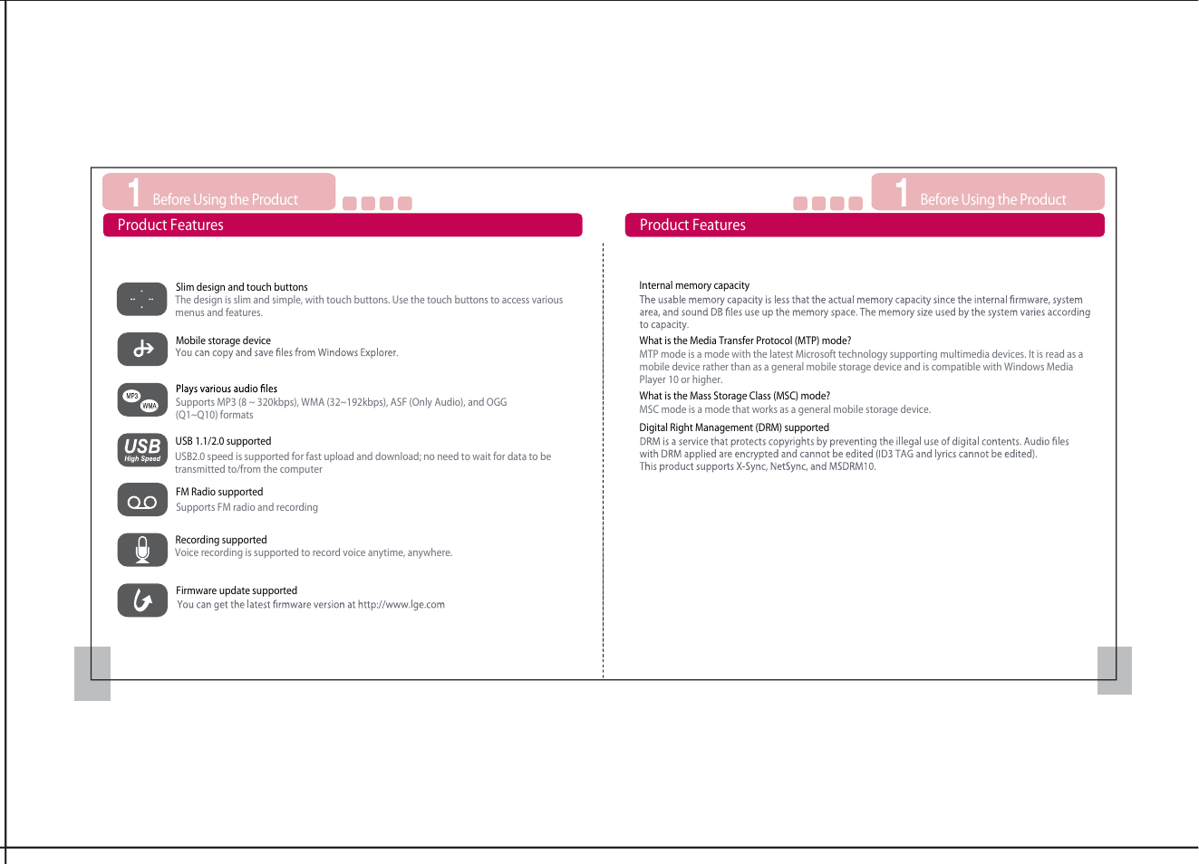 LG PS34GNGB.AES2STD User Manual | Page 4 / 23