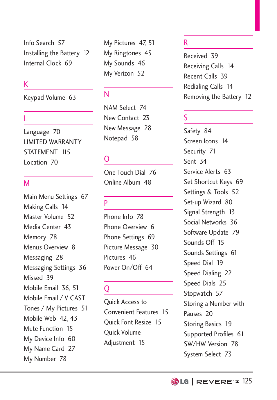 LG LGVN150S User Manual | Page 127 / 274