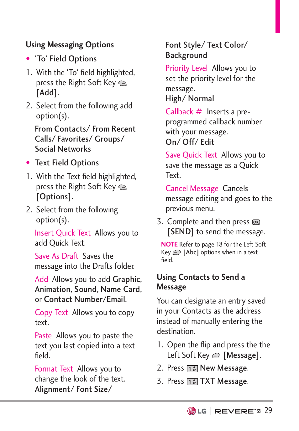 LG LGVN150S User Manual | Page 31 / 274