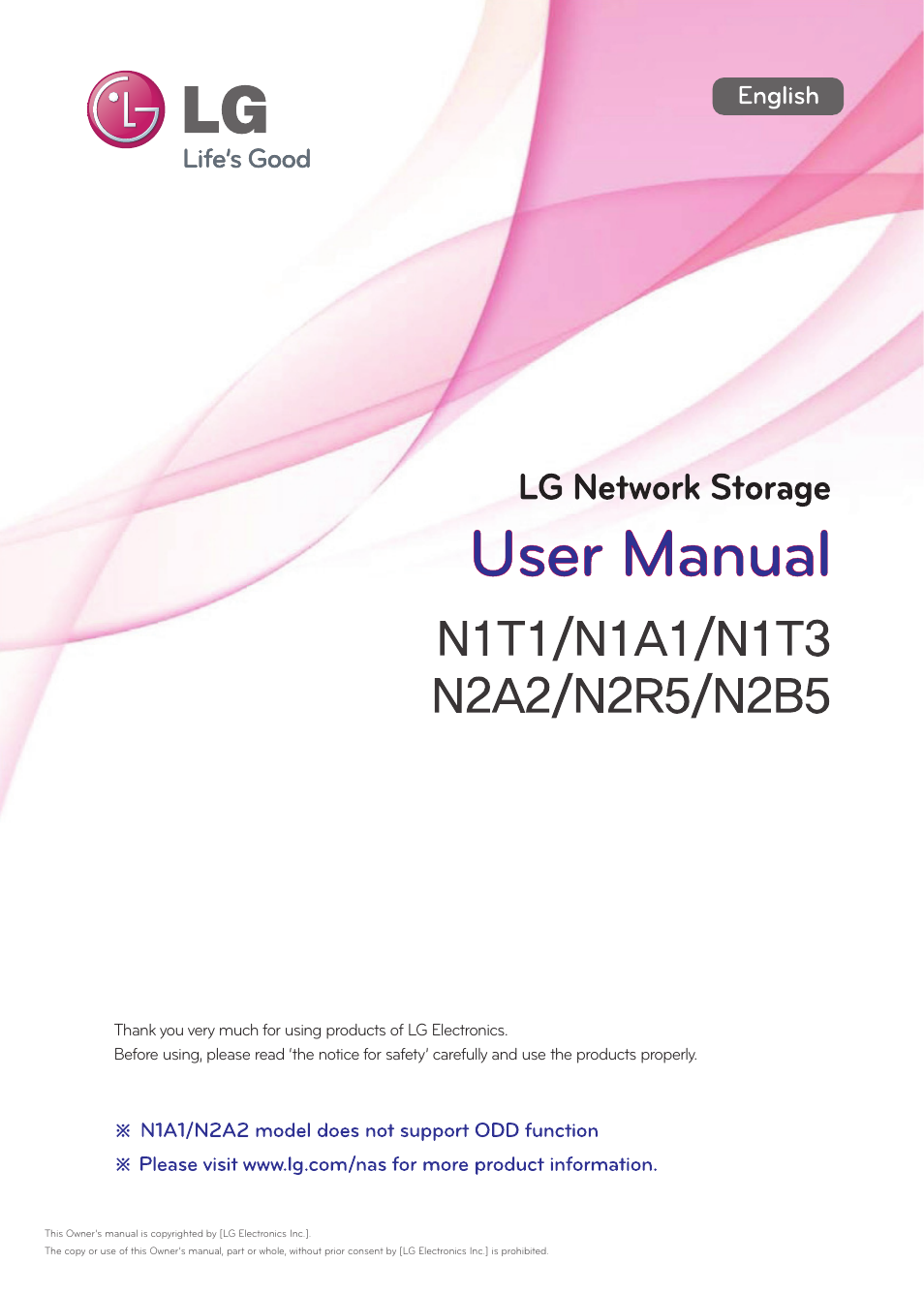 LG N1A1DD1 User Manual | 103 pages