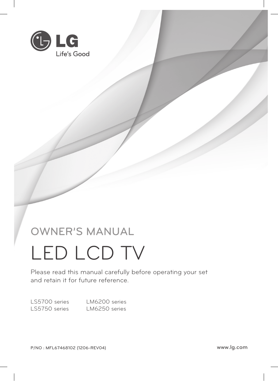 LG 47LS5750 User Manual | 40 pages