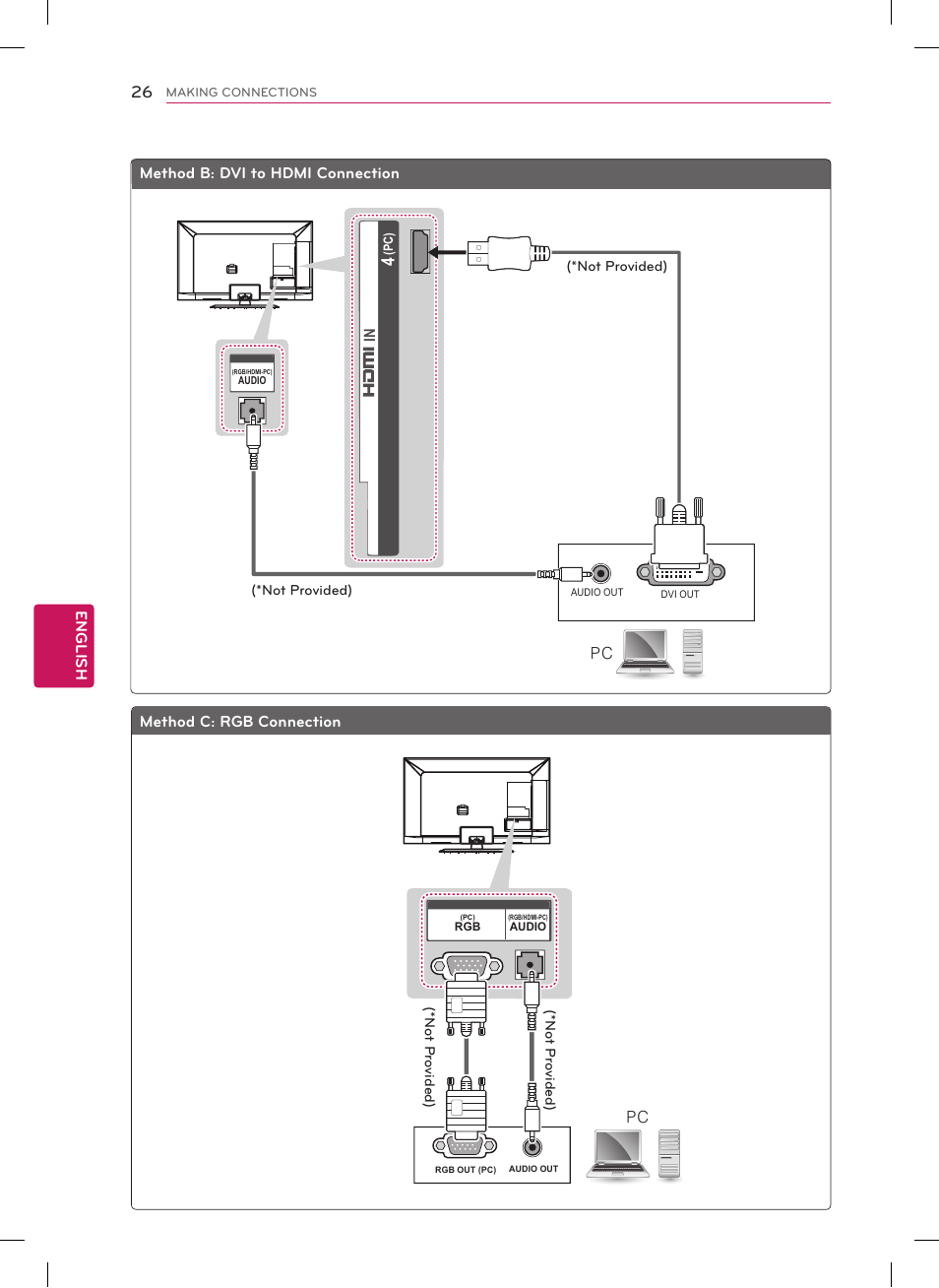 English | LG 47LS5750 User Manual | Page 26 / 40