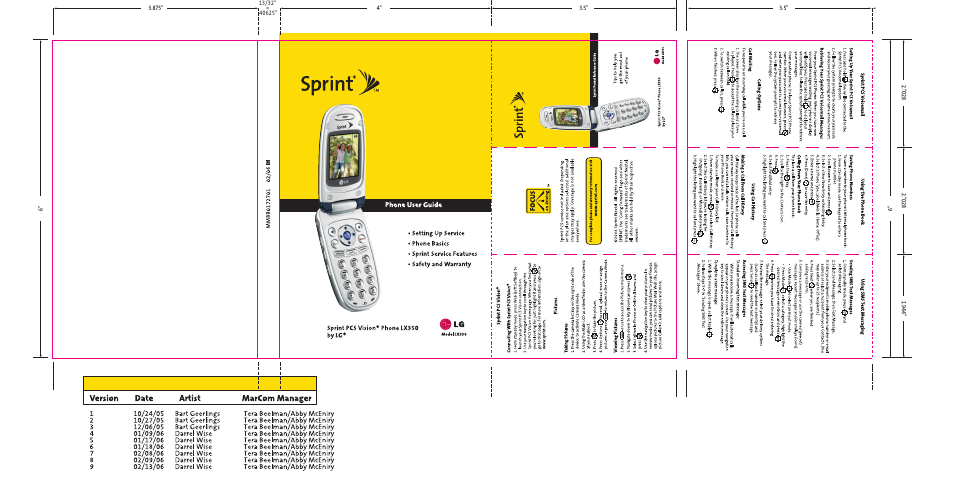 LG LGLX350 User Manual | 219 pages