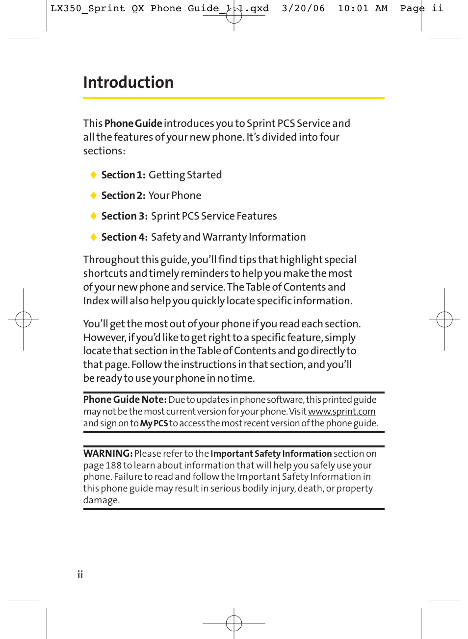 Introduction | LG LGLX350 User Manual | Page 11 / 219