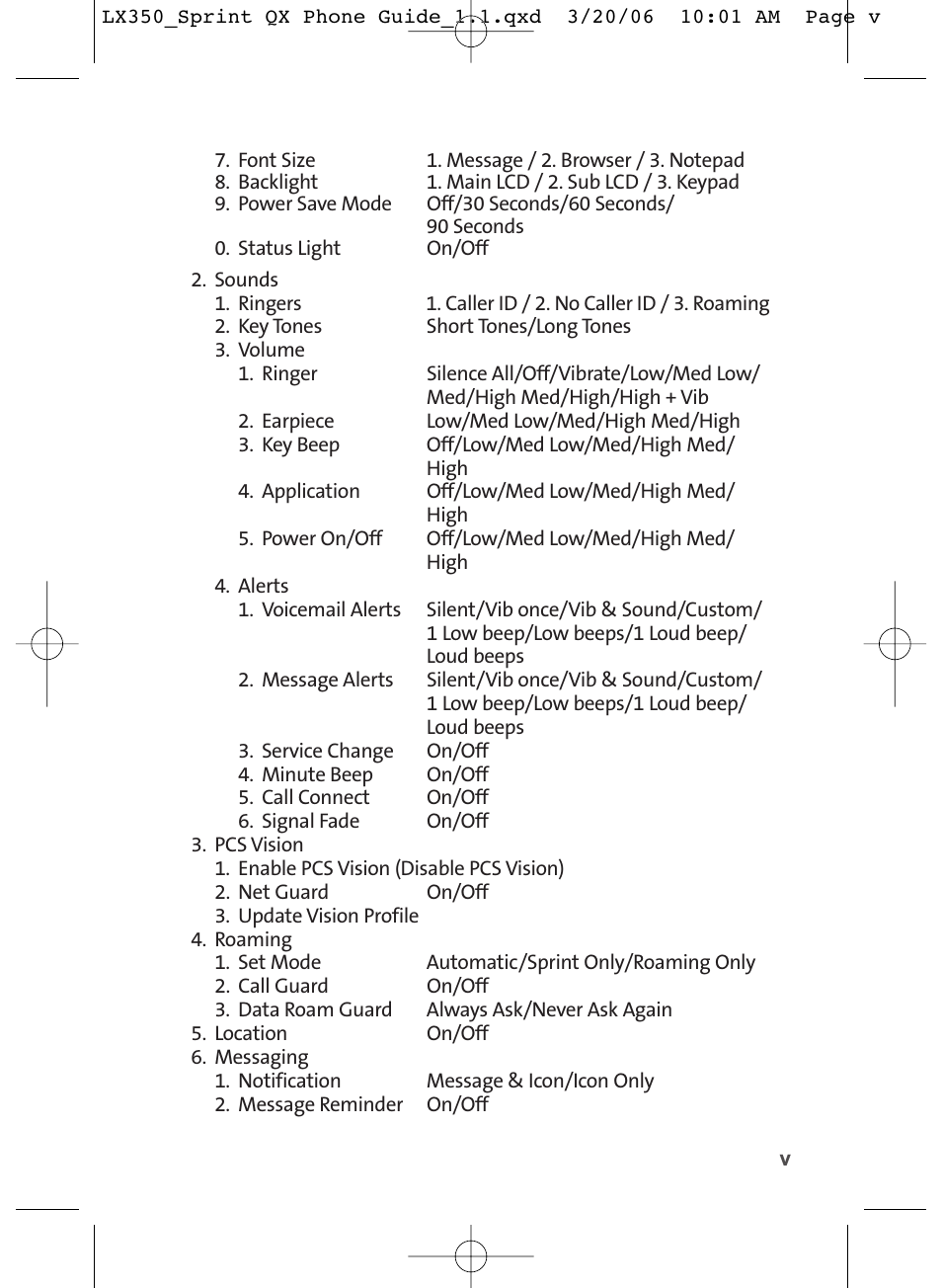 LG LGLX350 User Manual | Page 14 / 219