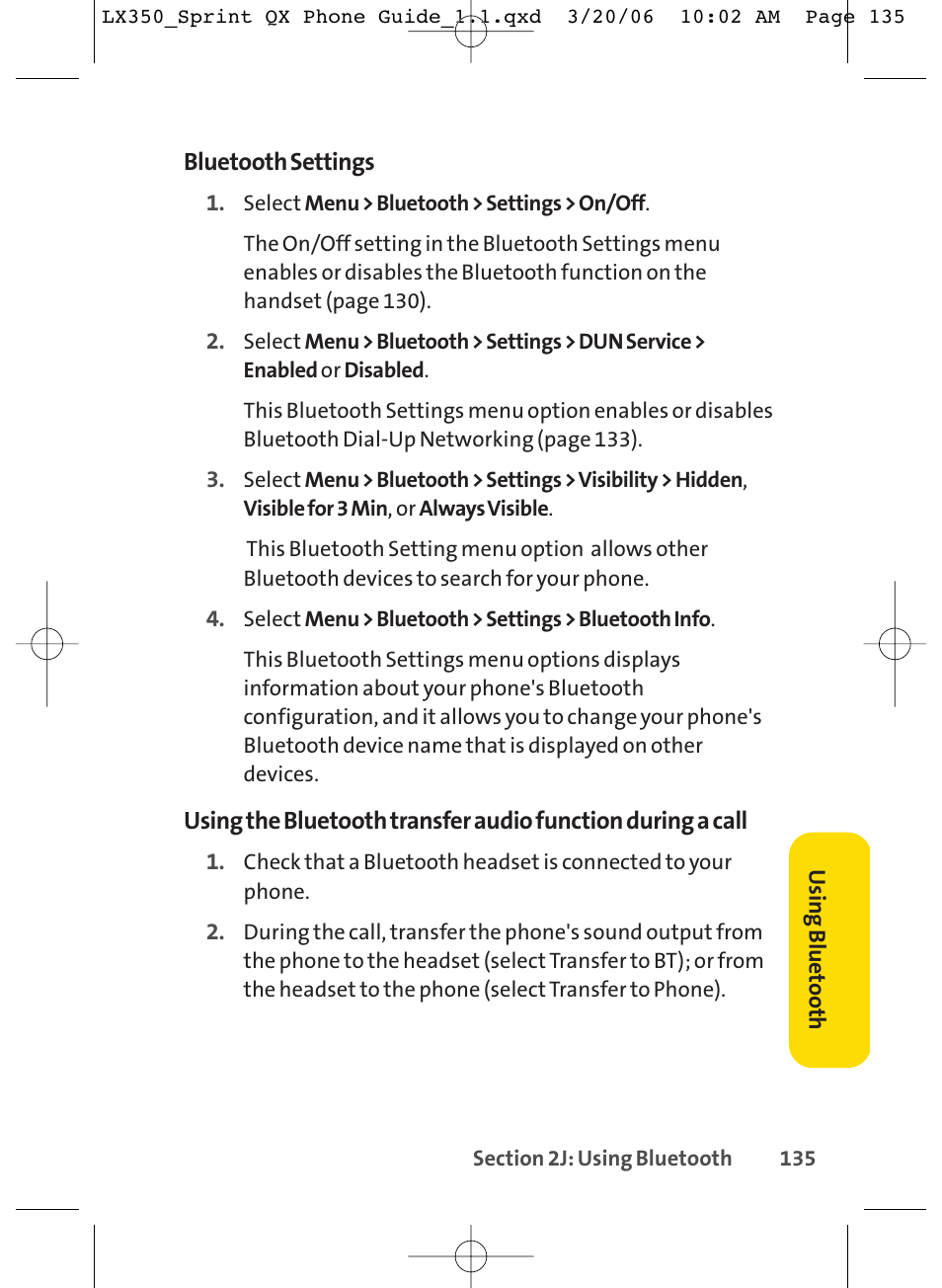 LG LGLX350 User Manual | Page 150 / 219