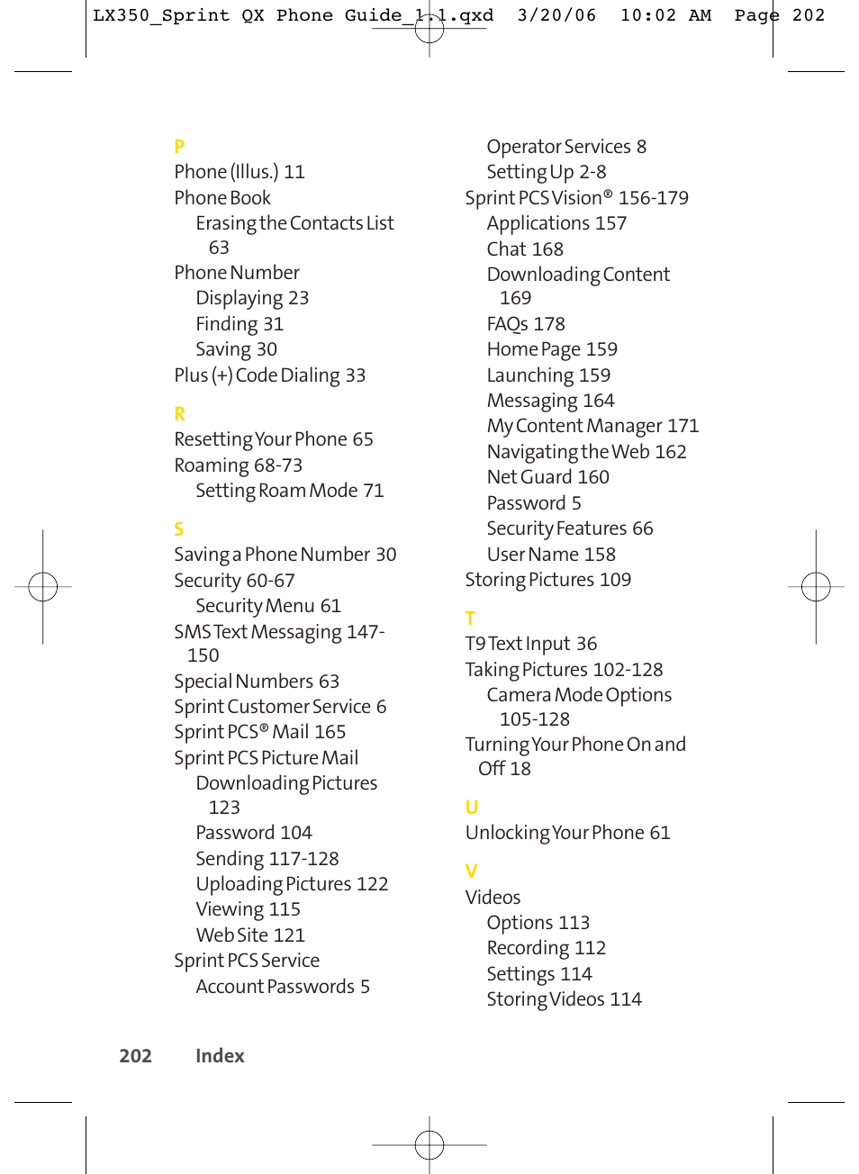 LG LGLX350 User Manual | Page 217 / 219