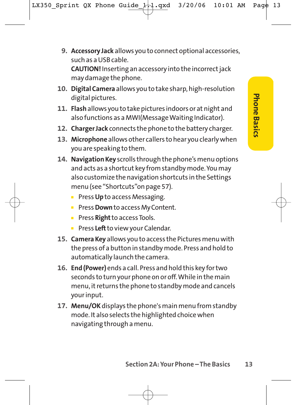 Phone basics | LG LGLX350 User Manual | Page 28 / 219