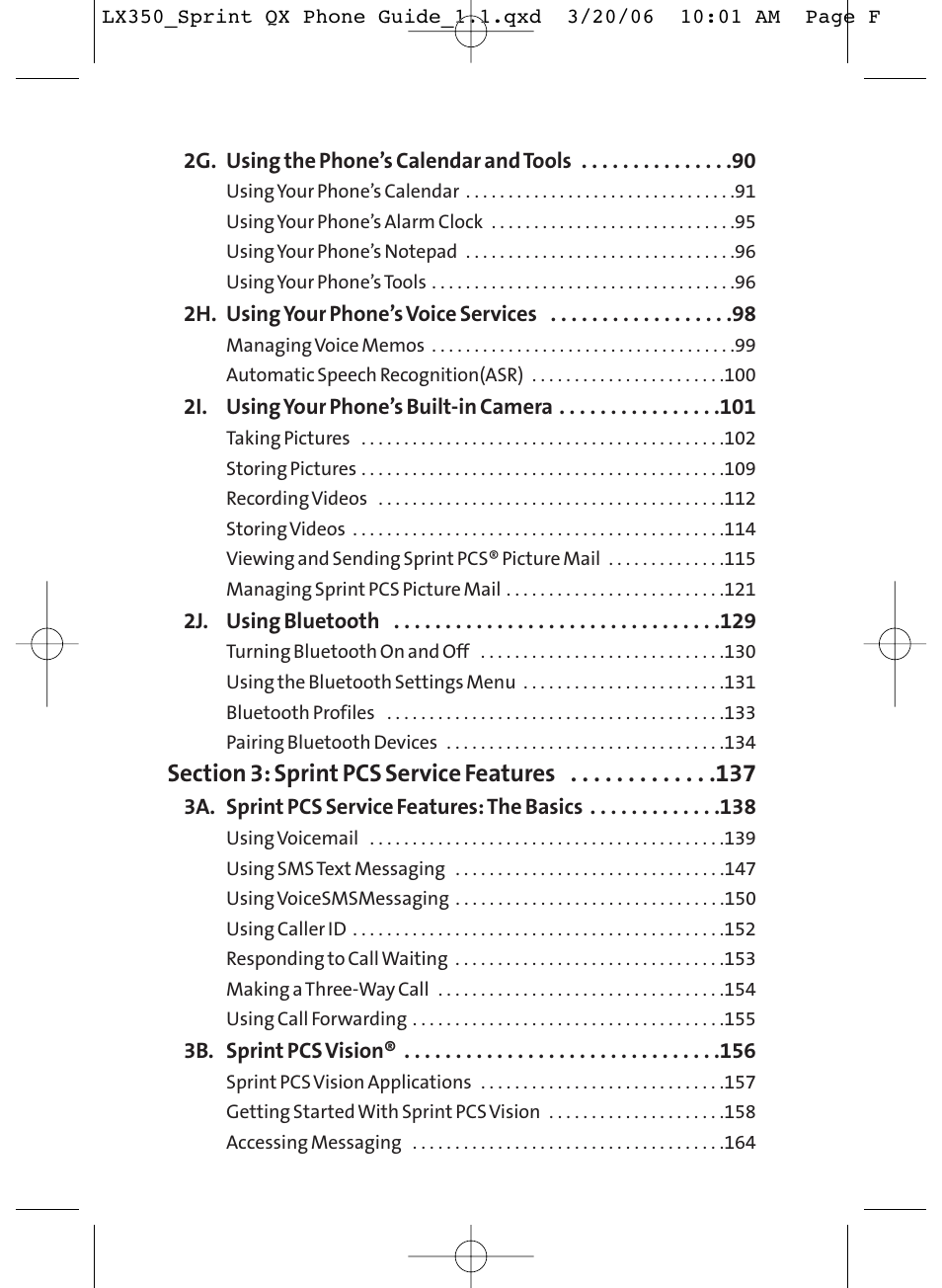 LG LGLX350 User Manual | Page 7 / 219