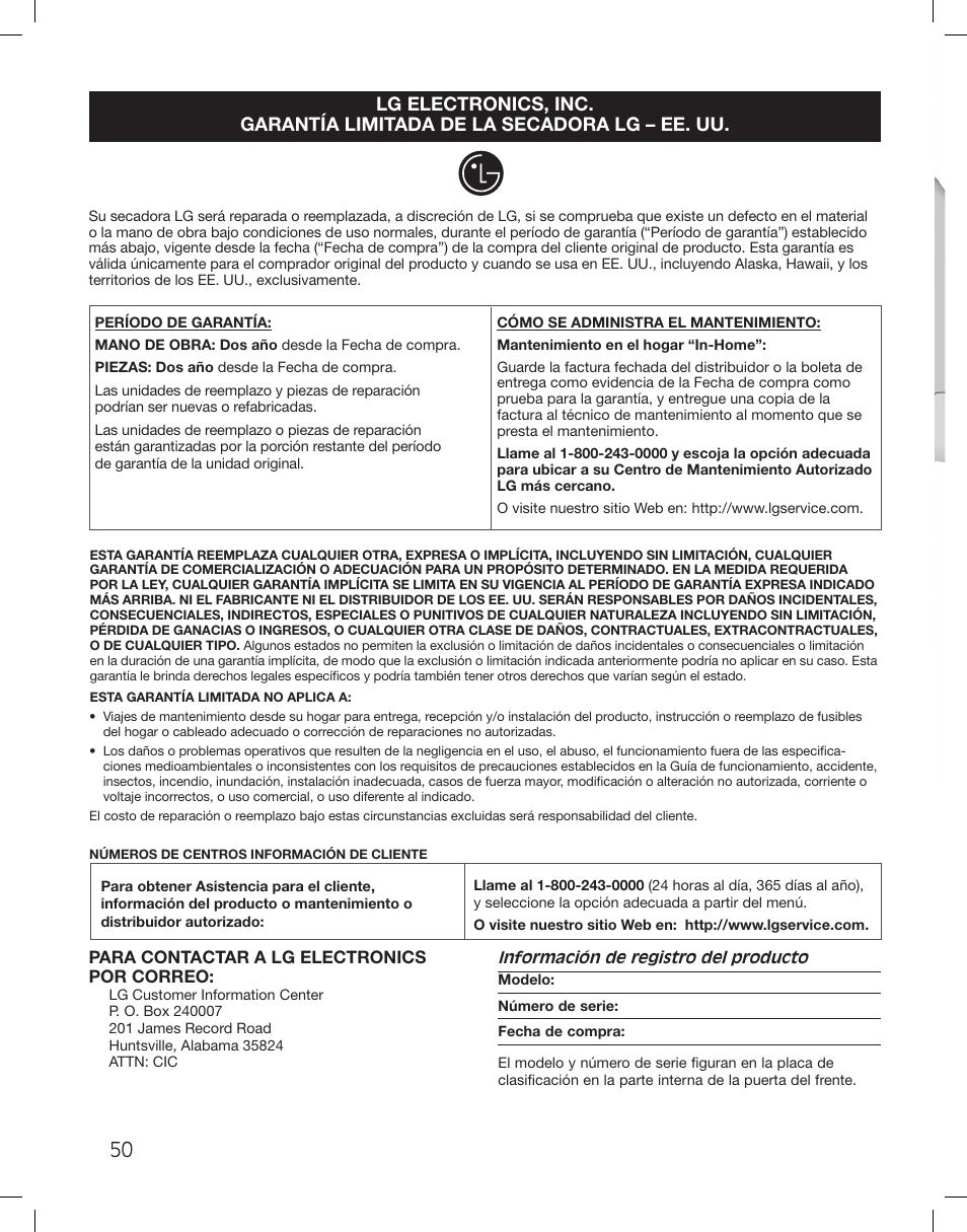 LG LSDG389VS User Manual | Page 100 / 148