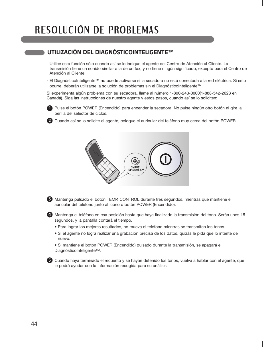 Utilización del diagnósticointeligente | LG LSDG389VS User Manual | Page 94 / 148