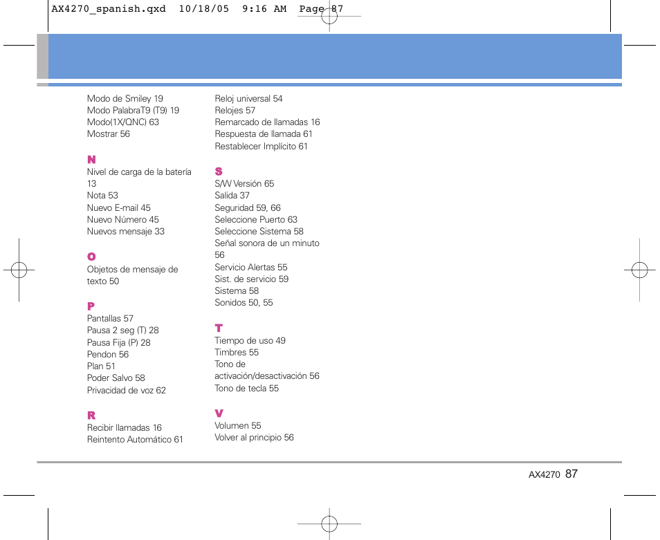 LG LGAX4270 User Manual | Page 175 / 175