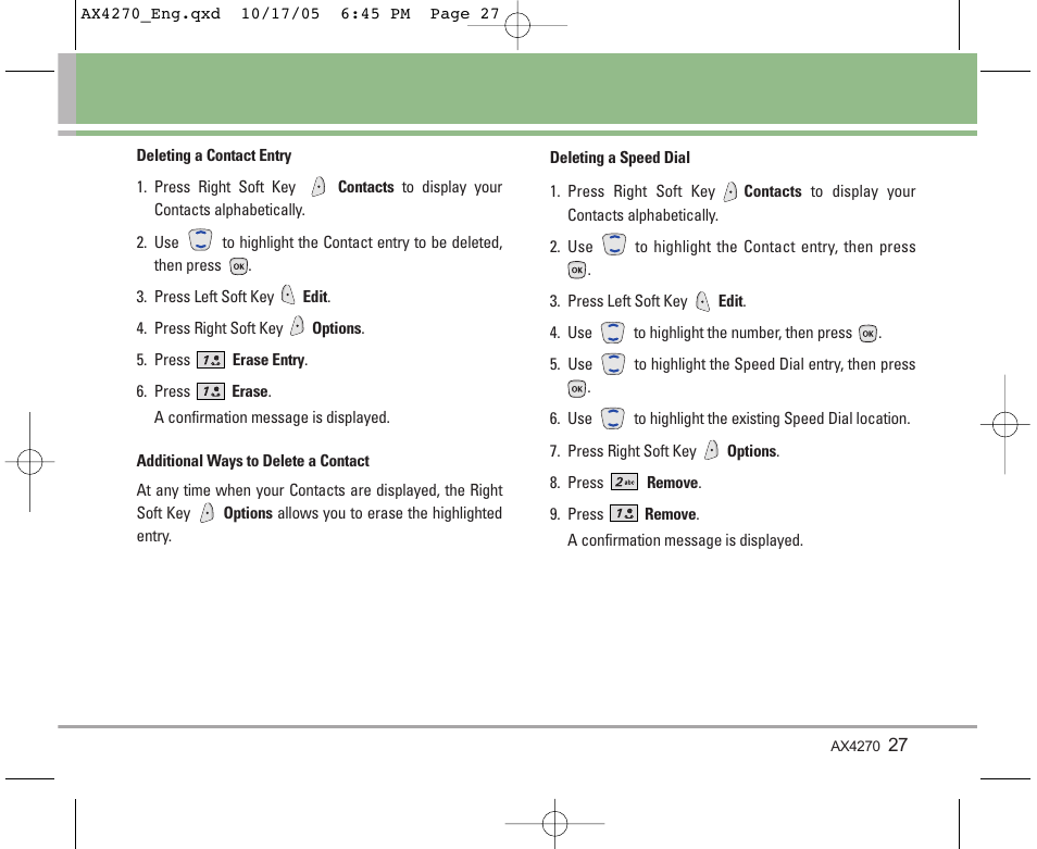 LG LGAX4270 User Manual | Page 28 / 175