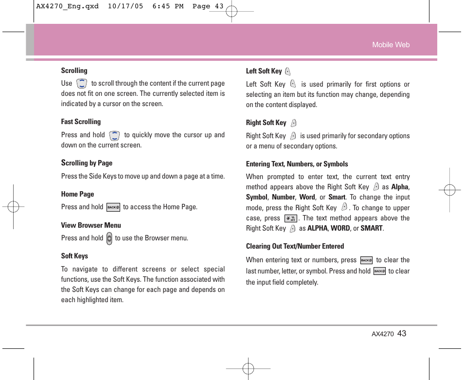 LG LGAX4270 User Manual | Page 44 / 175