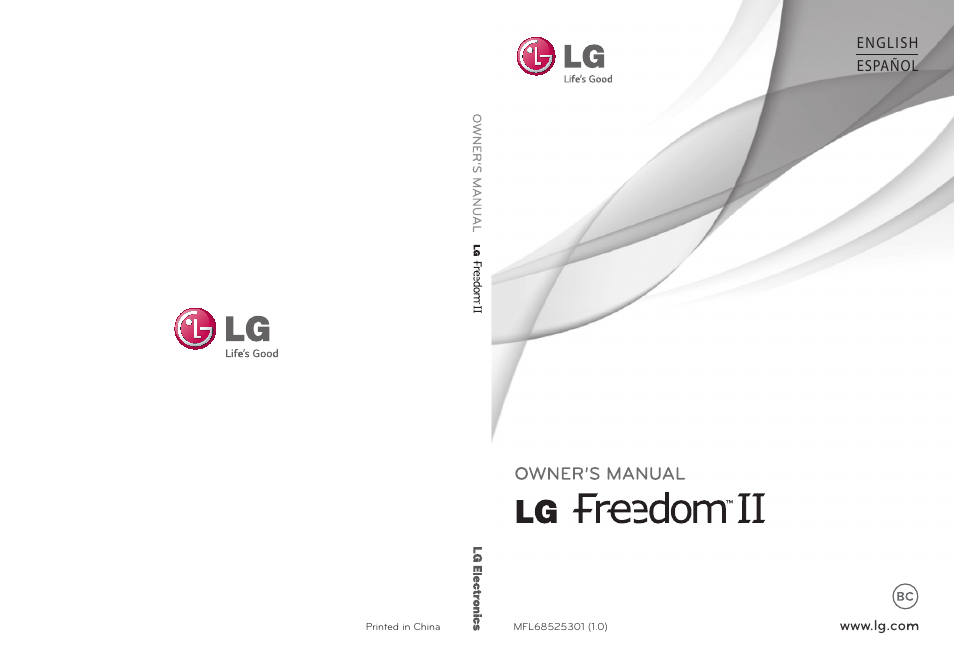 LG UN280 User Manual | 128 pages