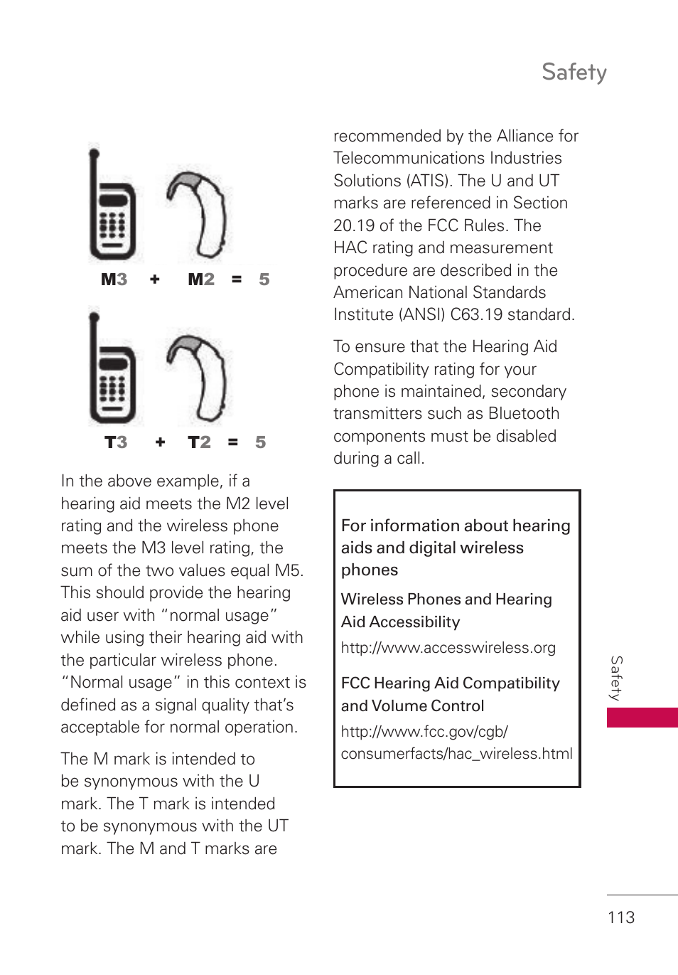 Safety | LG UN280 User Manual | Page 115 / 128