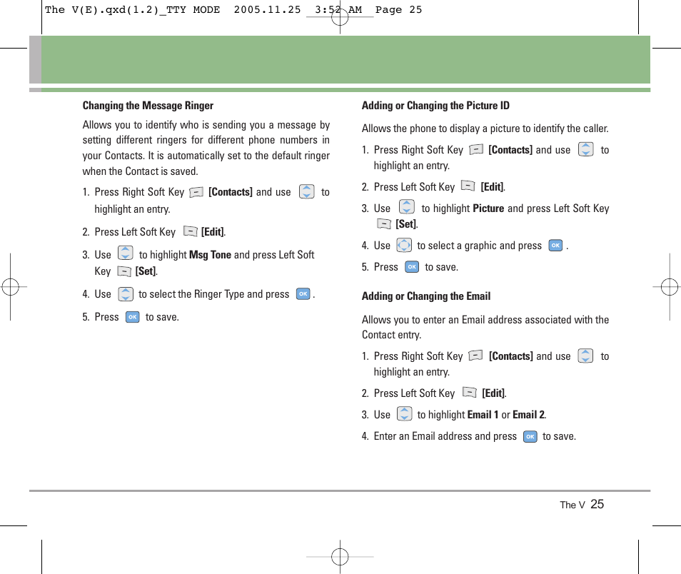 LG LGVX9800 User Manual | Page 27 / 196