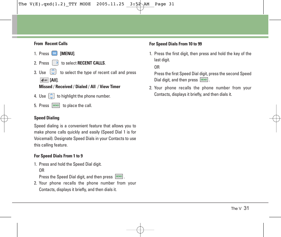 LG LGVX9800 User Manual | Page 33 / 196