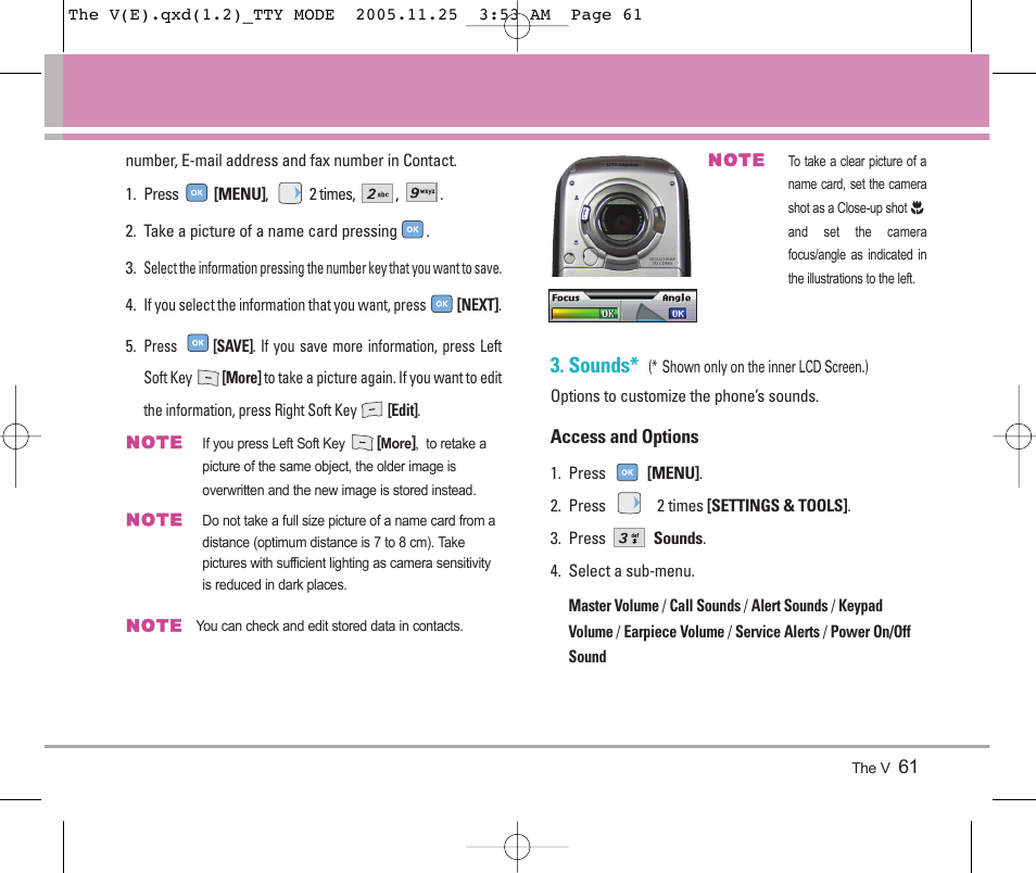 Sounds | LG LGVX9800 User Manual | Page 63 / 196