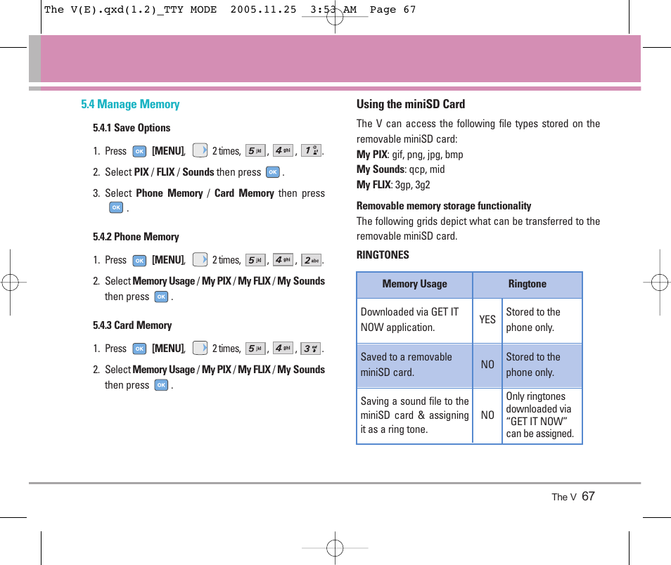 LG LGVX9800 User Manual | Page 69 / 196