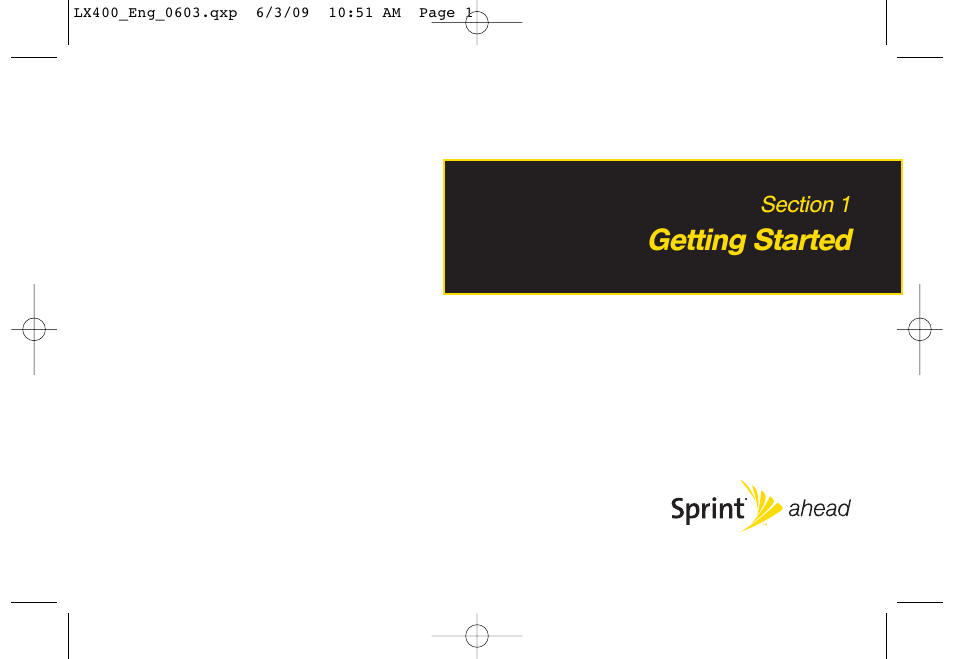 Getting started | LG LX400 User Manual | Page 15 / 180