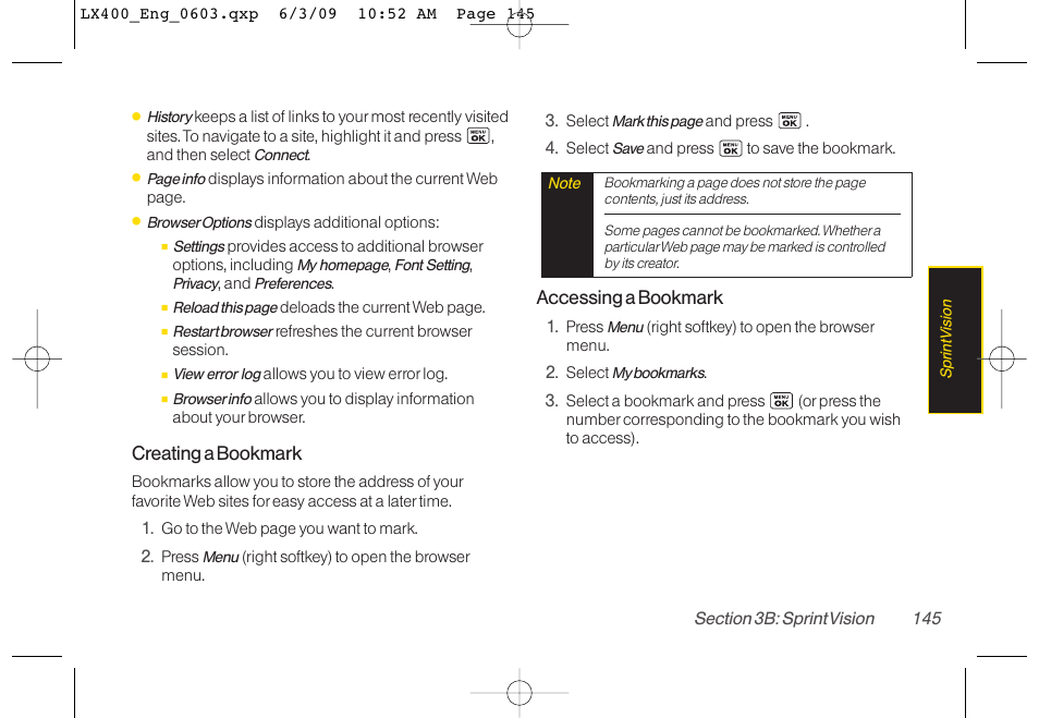 LG LX400 User Manual | Page 159 / 180