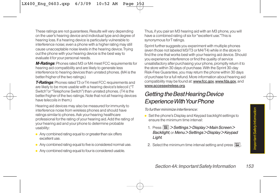 LG LX400 User Manual | Page 167 / 180