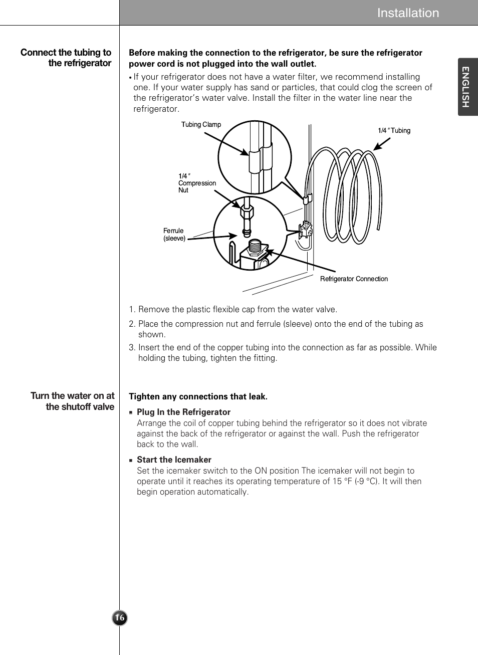 Installation | LG LSSC243ST User Manual | Page 16 / 43