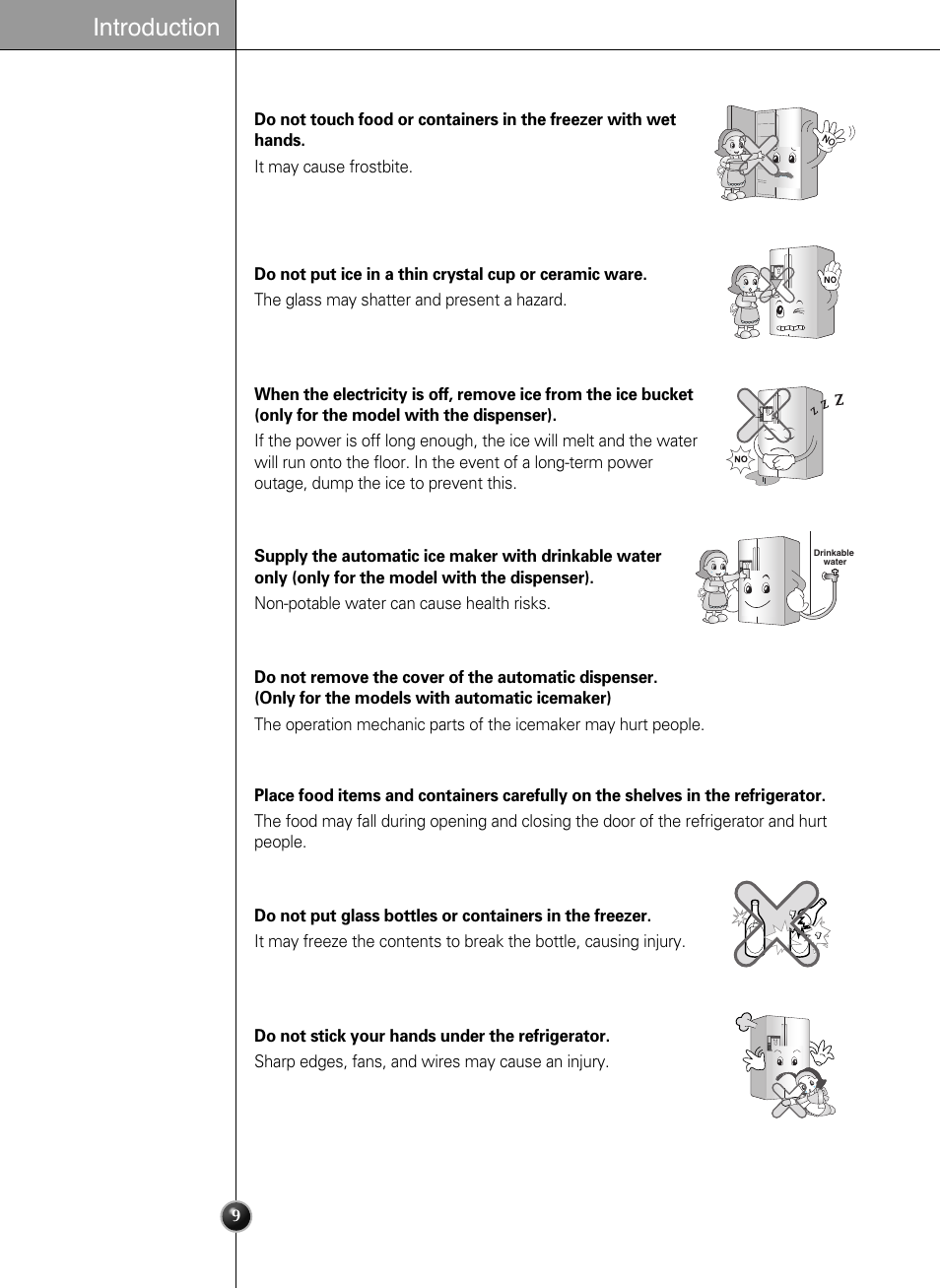 Introduction | LG LSSC243ST User Manual | Page 9 / 43