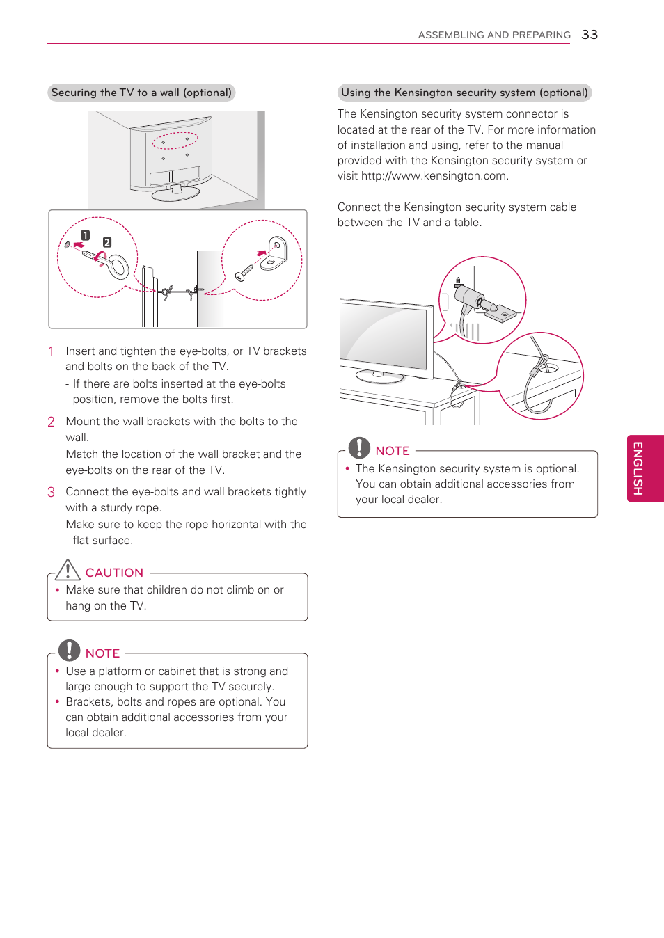 LG 42LW5000 User Manual | Page 33 / 130