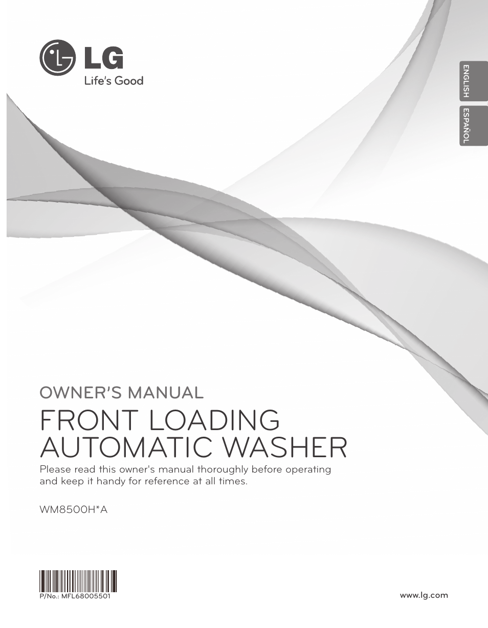 LG WM8500HWA User Manual | 92 pages