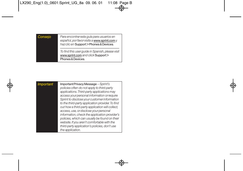 LG LGLX290 User Manual | Page 2 / 141