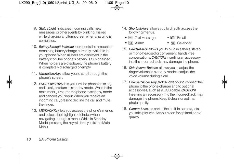 LG LGLX290 User Manual | Page 22 / 141