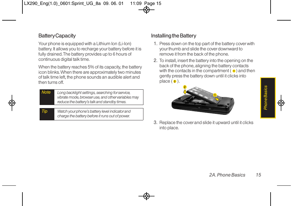 LG LGLX290 User Manual | Page 27 / 141