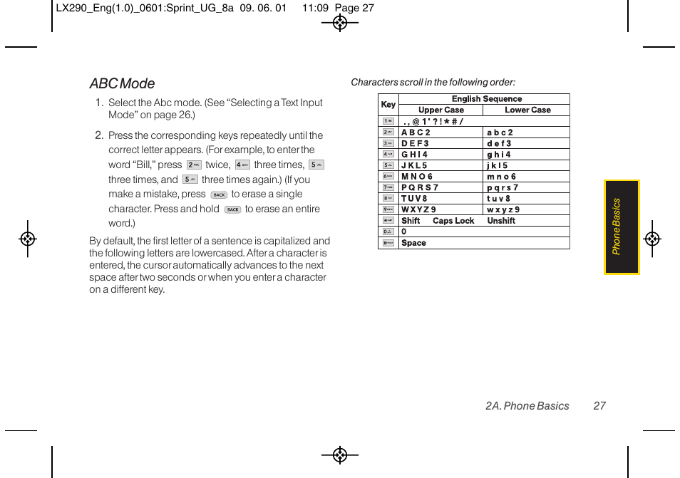 Abc mode | LG LGLX290 User Manual | Page 39 / 141