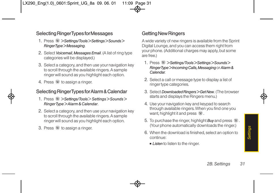 LG LGLX290 User Manual | Page 43 / 141