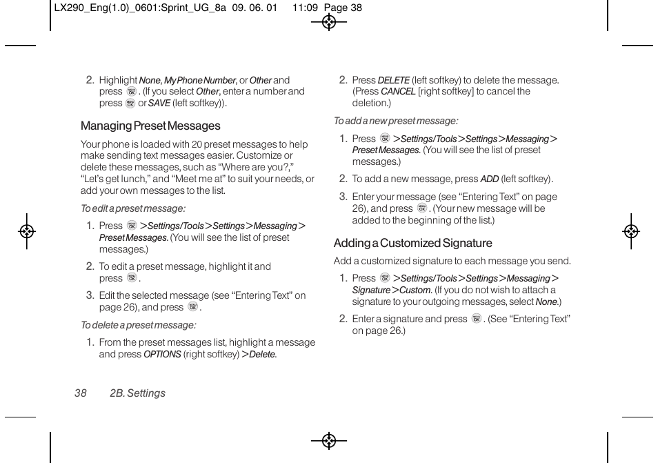 LG LGLX290 User Manual | Page 50 / 141