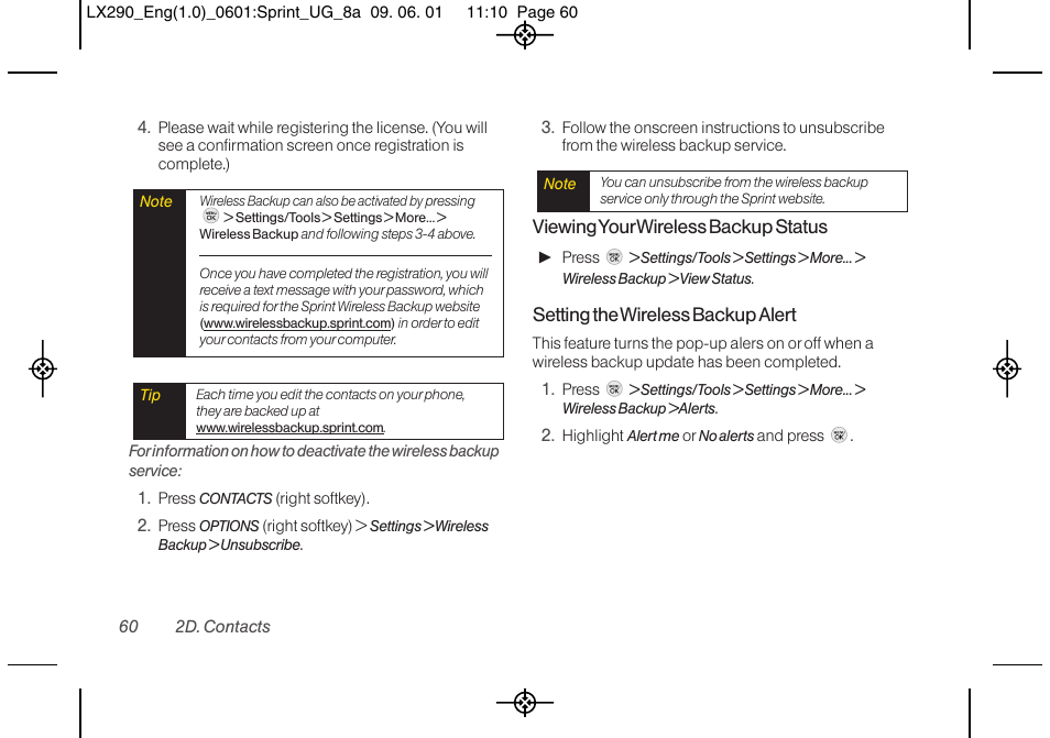 LG LGLX290 User Manual | Page 72 / 141