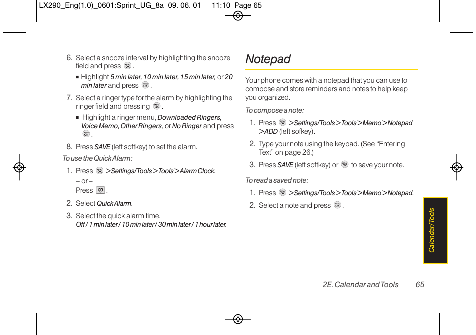 LG LGLX290 User Manual | Page 77 / 141