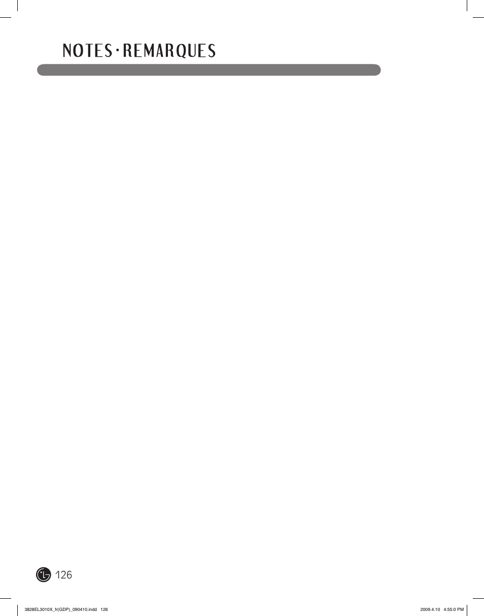 LG DLG2602R User Manual | Page 126 / 128