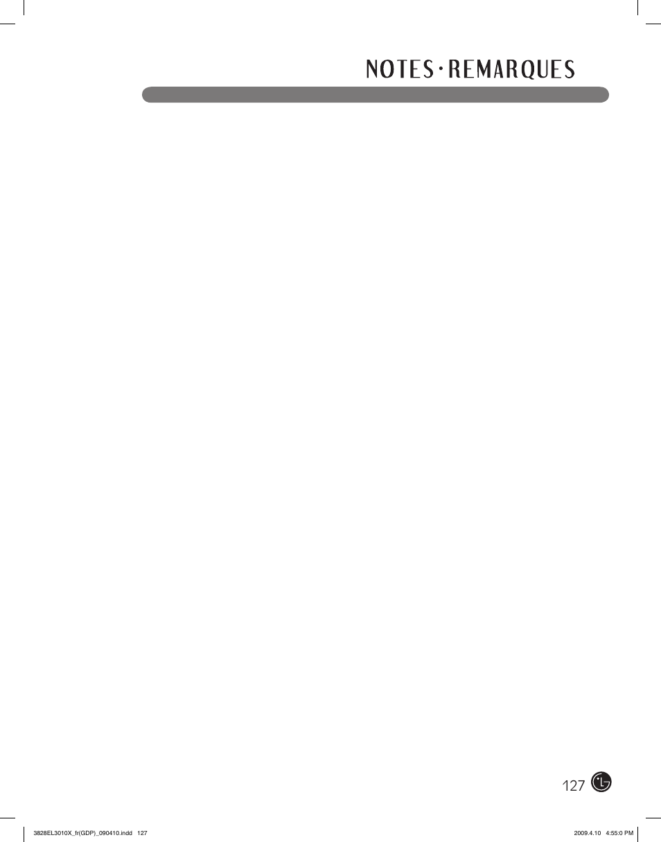 LG DLG2602R User Manual | Page 127 / 128