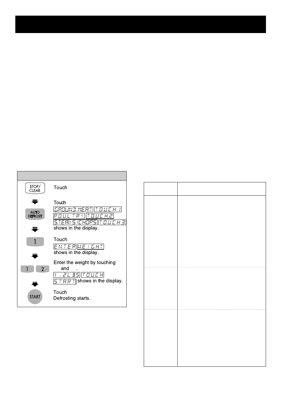 Using your microwave oven, Auto defrost | LG LMA2111ST User Manual | Page 17 / 28